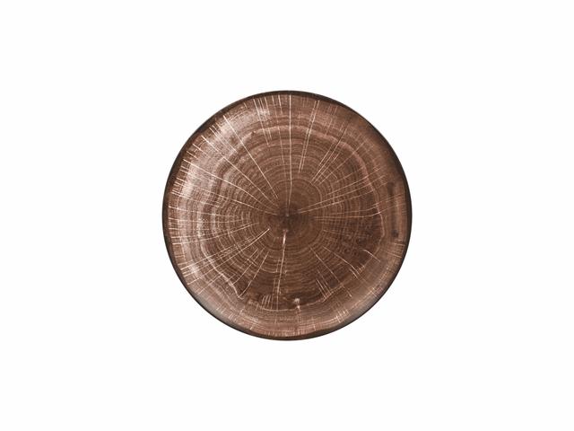 RAK Woodart Bord plat coupe - Ø240mm - Oak brown