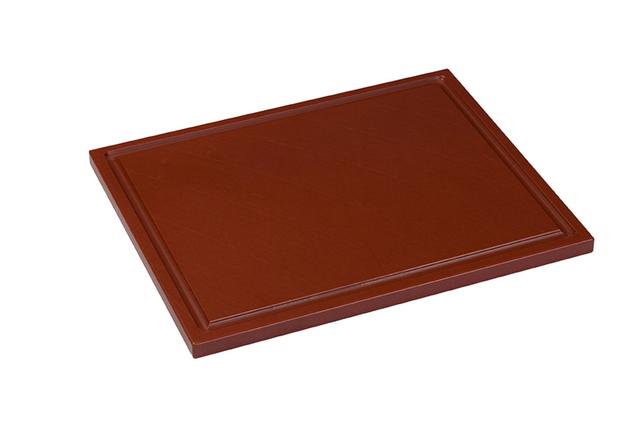 Interlux Snijplank met sapgoot - 600x400x15mm - Bruin