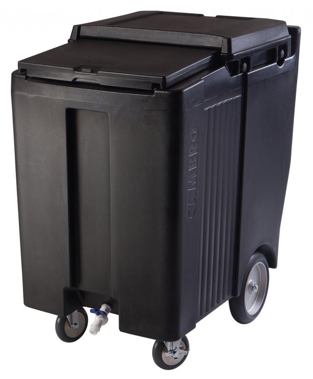 Cambro IJsblokjescontainer verrijdbaar - 91kg - 585x865x1005mm - Black