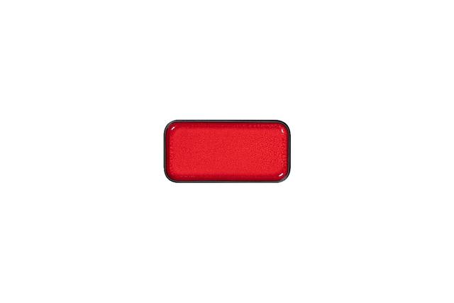 RAK Fractal Bord plat rechthoekig - 160x80mm - Red