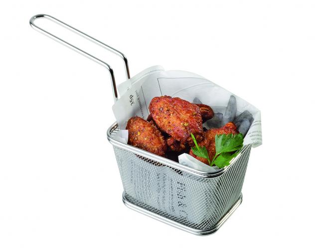 APS Frituurmandje Snackholder - 100x85x65mm - rvs