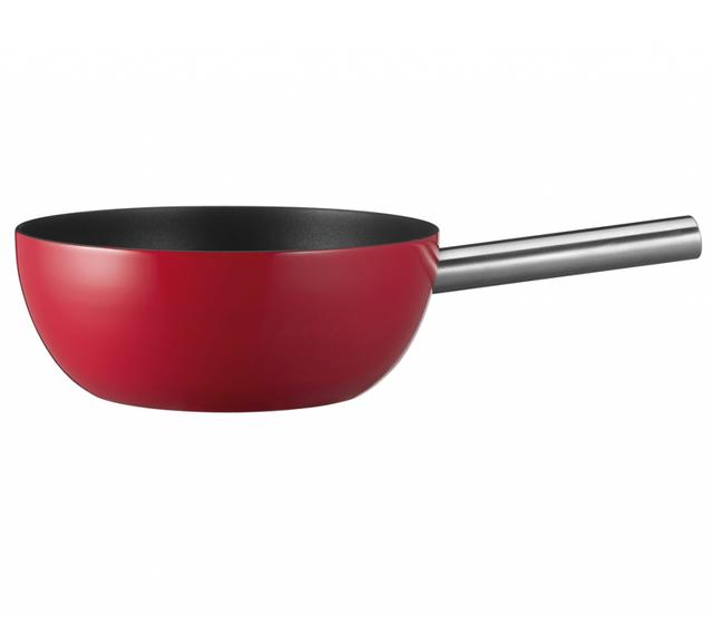 Spring Alu Induction Fonduepan aluminium - rood - Ø230mm