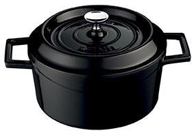 LAVA Trendy Casserole rond - Ø120mm - 0.53Ltr - Black/Black