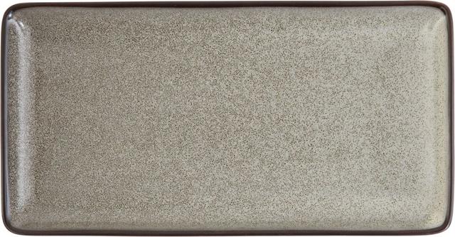 Fortessa Stone grey Schaal coupe rechthoekig - 230x120mm