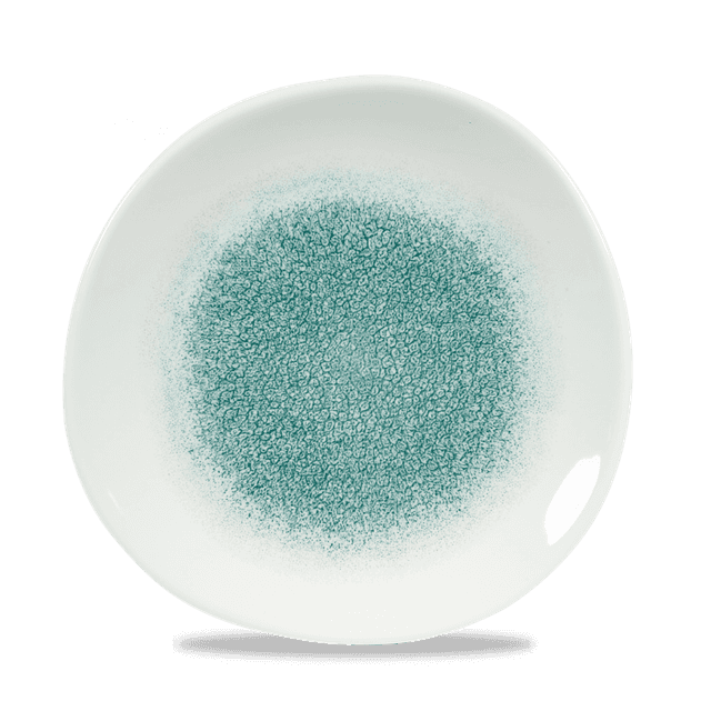 Churchill Studio Prints Raku Bord rond organic - Ø210mm - Jade Green