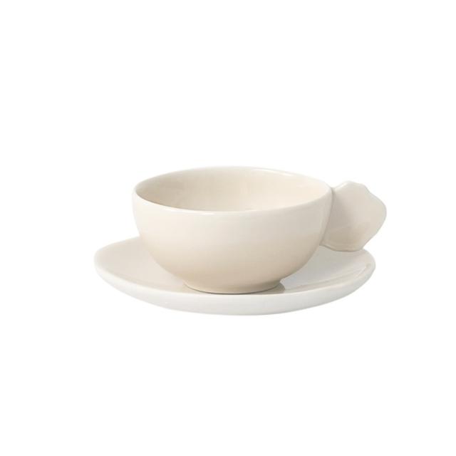 Jars Plume Kop met schotel S - 0.075Ltr - Nude