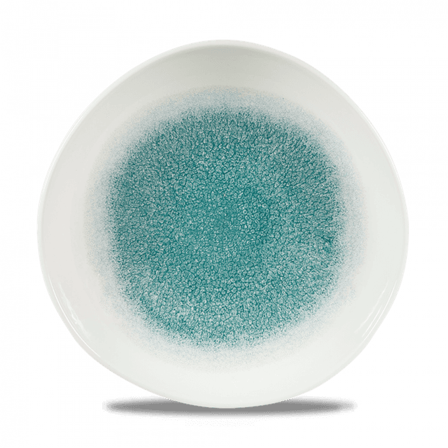 Churchill Studio Prints Raku Bord rond organic - Ø264mm - Jade Green