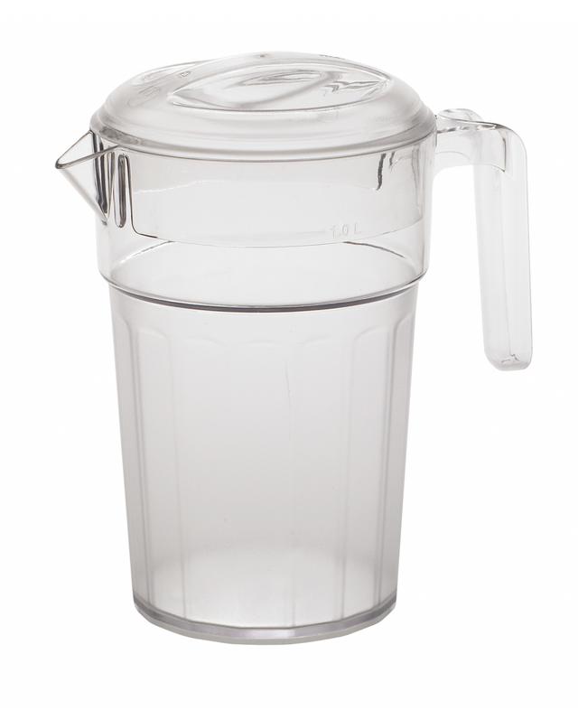 Cambro Schenkkan met deksel - 1.0 Ltr - Clear