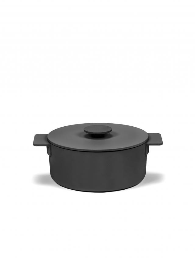 Serax Surface Pot geëmailleerd gietijzer - Ø230mm - 3Ltr - Zwart