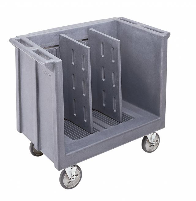 Cambro Dienblad/bordenwagen verstelbaar - 990x590x880mm - Granite Gray