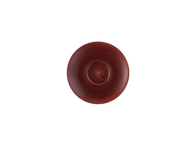 Churchill Stonecast Patina Schotel voor cappuccinokop - Ø156mm - Rust Red