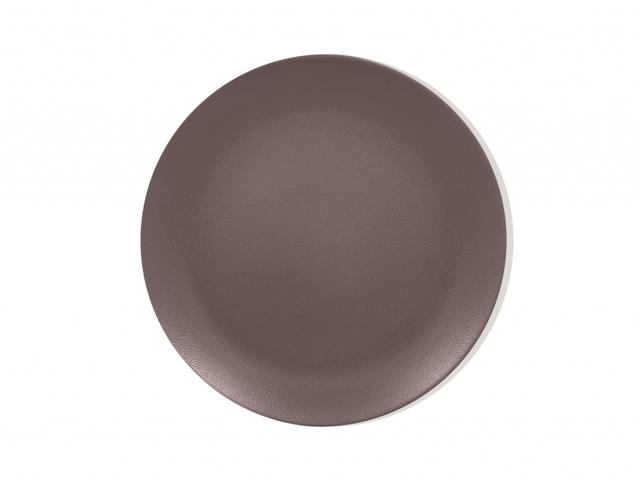 RAK Neofusion Mellow Bord plat coupe - Ø310mm - Chestnut brown