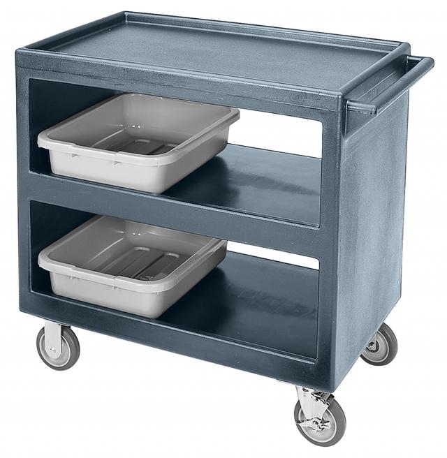 Cambro Serveerwagen met 3 bladen - 950x550x880mm - Granite Gray