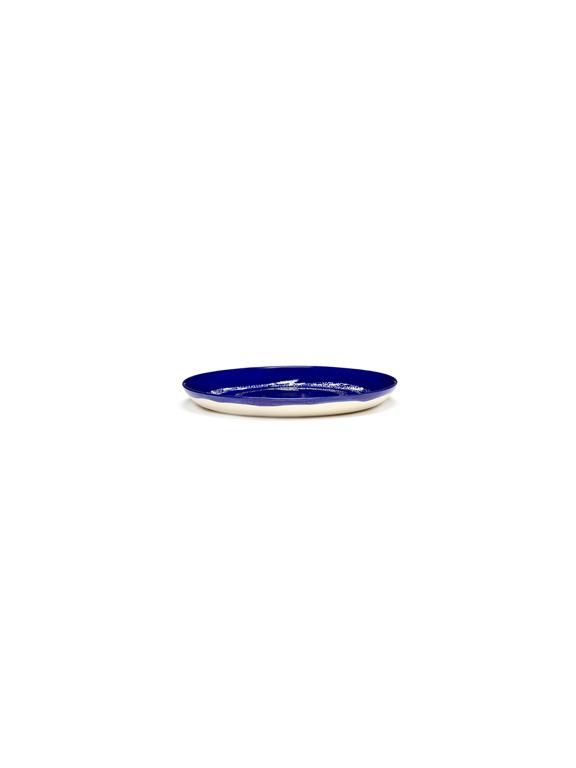 Serax Feast Bord S - Ø190mm - Lapis lazuli swirl/Dots white