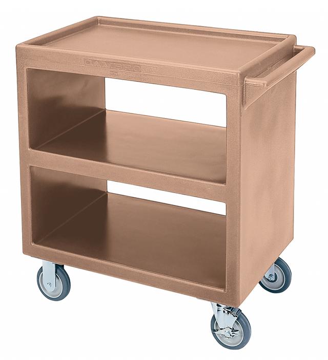 Cambro Serveerwagen met 3 bladen - 845x510x880mm - Coffee Beige