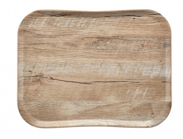 Cambro Dienblad wood grain - 430x330mm - Light Oak