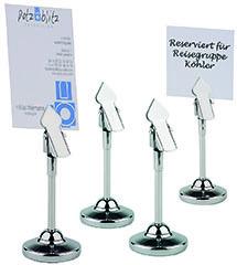 APS Kaarthouder set van 4 incl. 20 kaartjes - 40x40x105mm