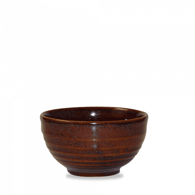 Churchill Bit on the Side Bowl gebribbeld - Ø130mm - 0.56Ltr - Cinnamon Brown