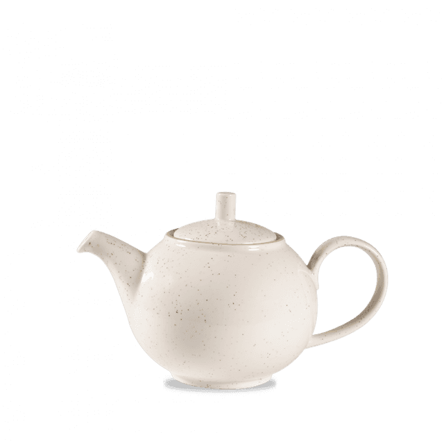 Churchill Stonecast Theepot - H 150mm - 0.852Ltr - Barley White