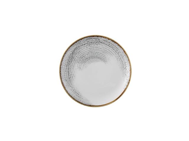 Churchill Studio Prints Homespun Accents Coupebord plat - Ø288mm - Jasper Grey