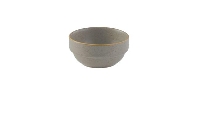 Churchill Stonecast Schaal stapelbaar - Ø115mm - H 55mm - Peppercorn Grey
