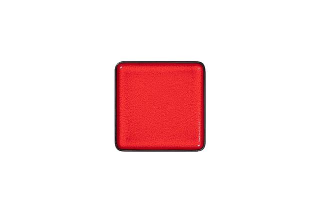 RAK Fractal Bord plat vierkant / deksel voor FRFTSDP16R - 160x160mm - Red