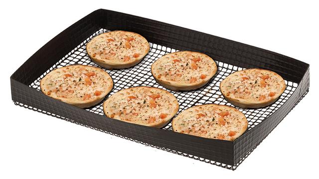 Bakeflon Ovenmand klein - 180x280x30mm - Zwart