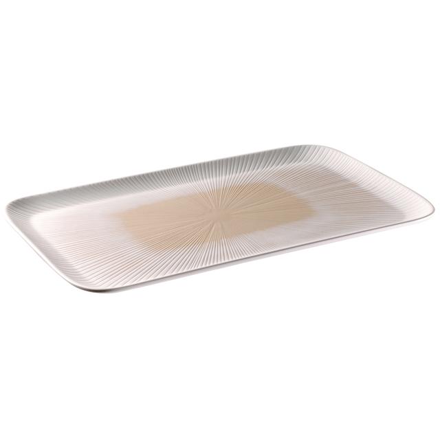 APS Plateau 1/1GN Blush - 530x325x25mm - Wit/beige