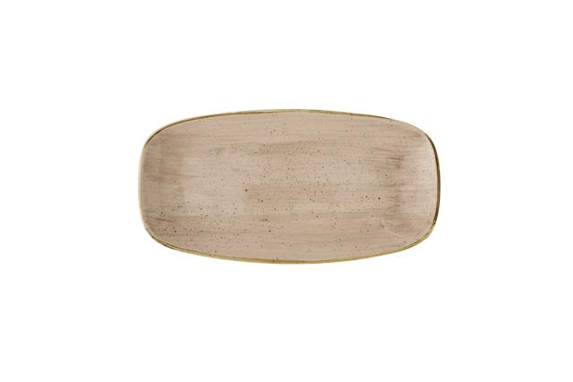 Churchill Stonecast Chef's bord langwerpig - 298x153mm - Truffle