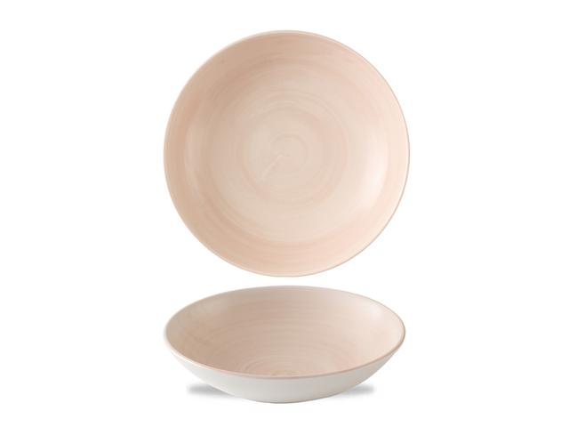 Churchill Stonecast Canvas Coupebord diep - Ø182mm - Coral