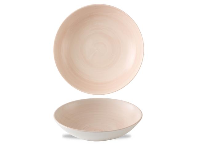 Churchill Stonecast Canvas Coupebord diep - Ø248mm - Coral
