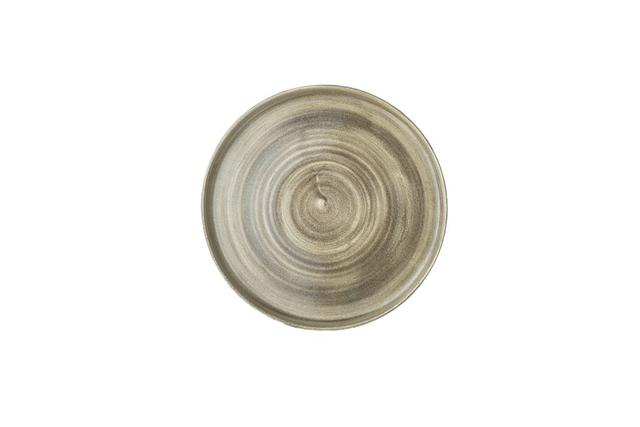 Churchill Stonecast Patina Bord plat met steile rand - Ø210mm - Antique Taupe