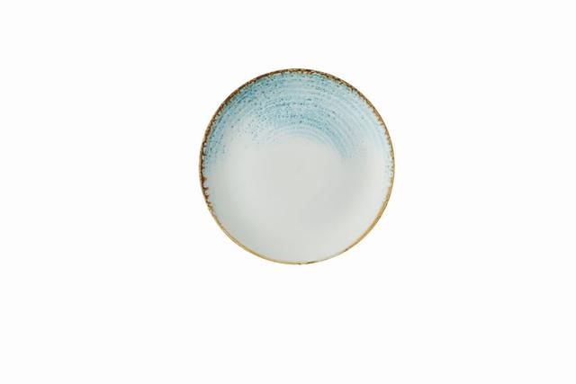 Churchill Studio Prints Homespun Accents Coupebord - Ø217mm - Aquamarine