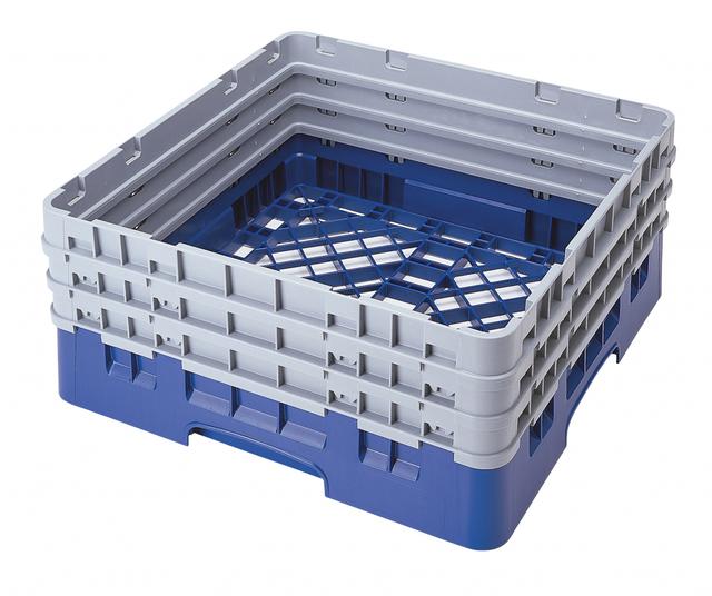 Cambro Universeelkorf met 3 opzetstukken - 500x500 H 225mm max 206mm - Navy Blue