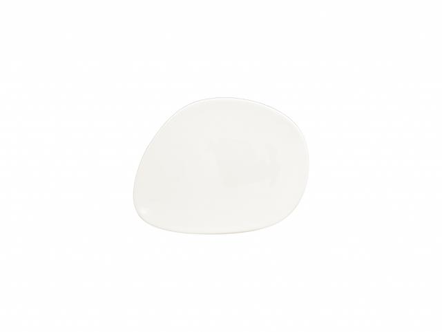 RAK Suggestions Shaped Bord plat - 200x160x15mm - Plain white