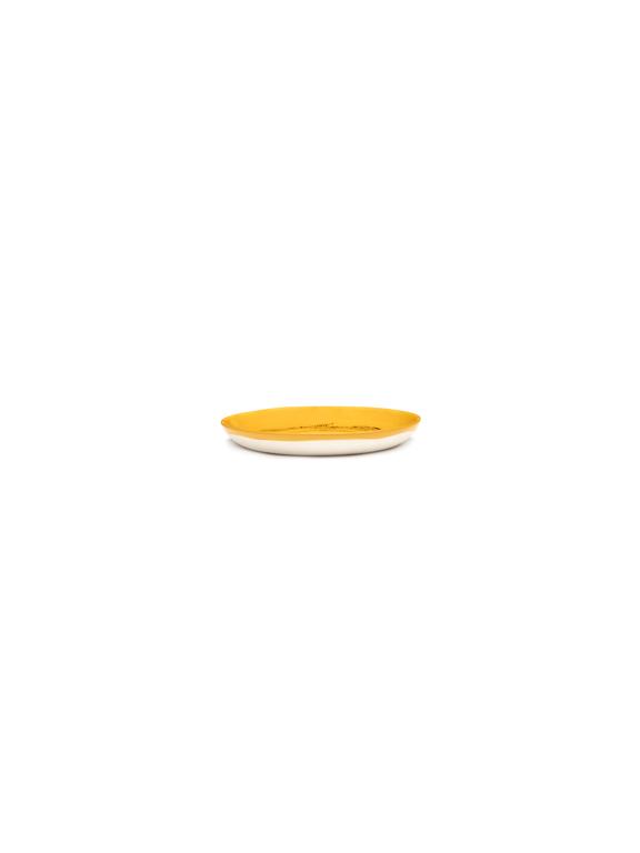 Serax Feast Bord XS - Ø160mm - Sunny yellow swirl/dots black