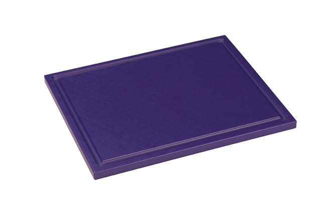 Interlux Snijplank met sapgoot - 530x325x15mm - Paars