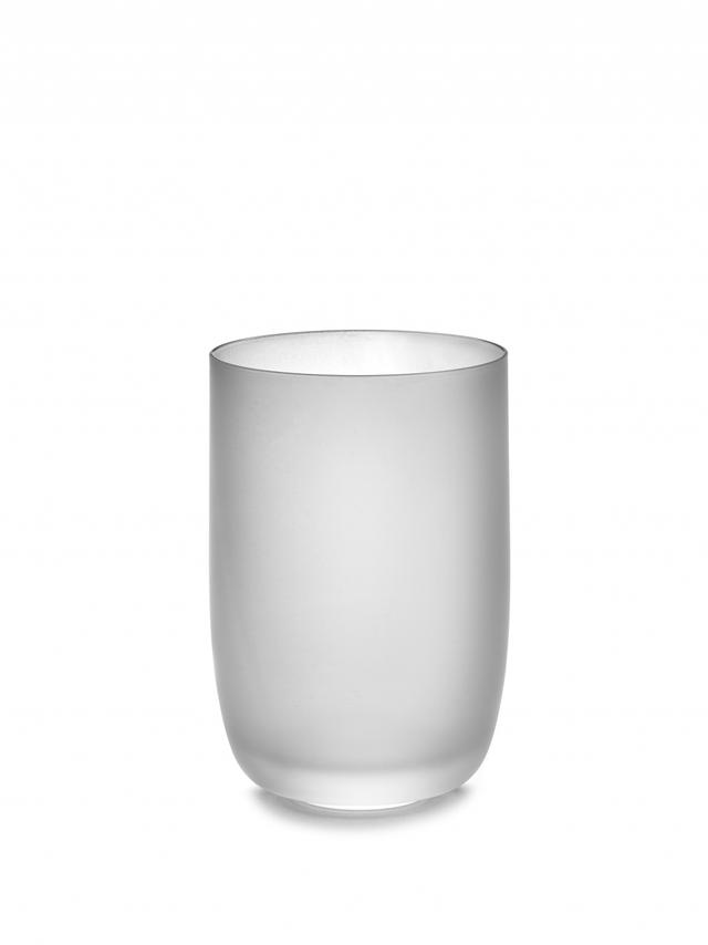 Serax Base Glas - Ø80mm - H 120mm - 0.45Ltr - Frosted wit