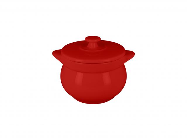 RAK Chef's Fusion Soepterrine met deksel - 0.45Ltr - Bright red