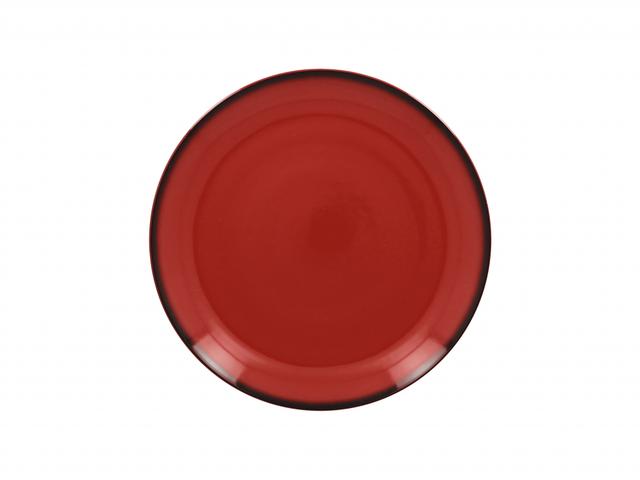 RAK Lea Bord plat coupe - Ø240mm - Red