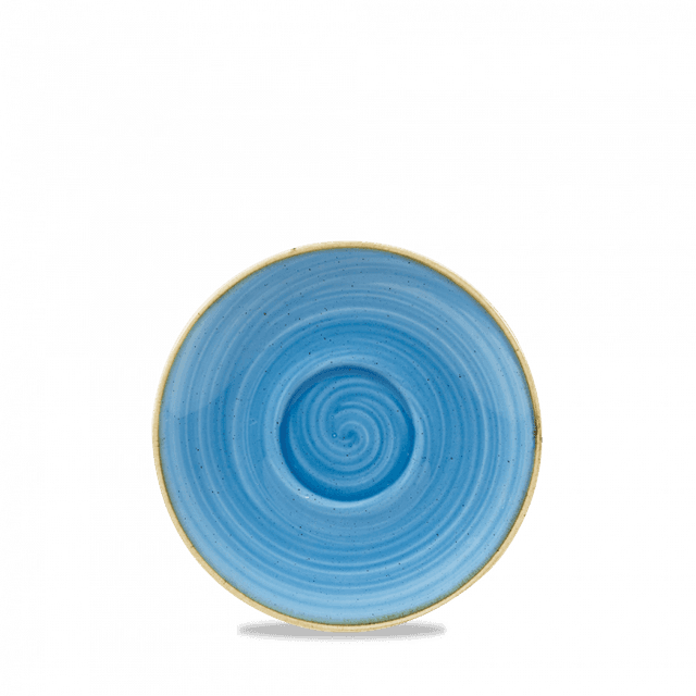 Churchill Stonecast Schotel voor cappuccinokop - Ø156mm - Cornflower Blue