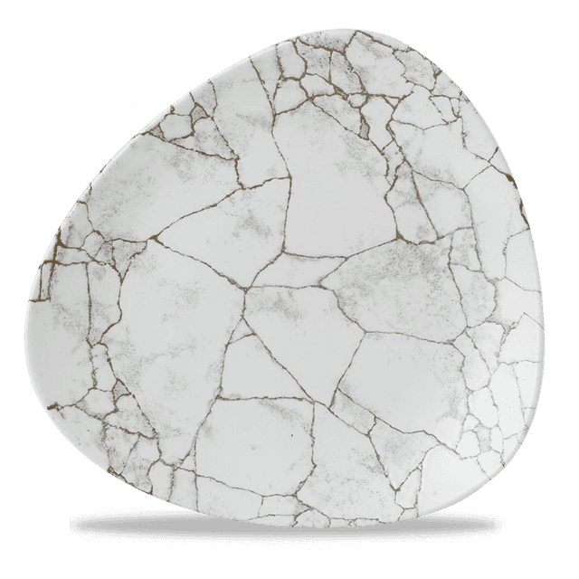 Churchill Studio Prints Kintsugi Bord driehoek - B 265mm - Agate Grey