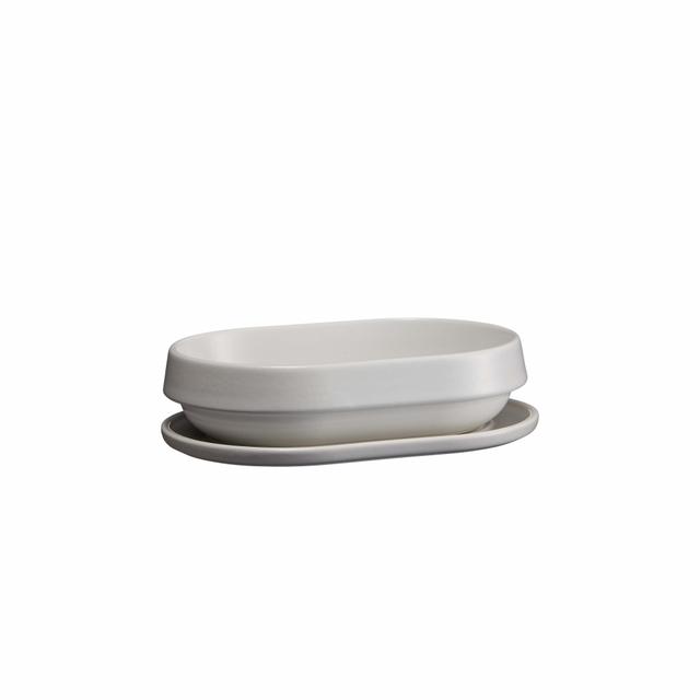 Emile Henry Welcome Deksel/schaal individueel - 210x145x15mm - Blanc