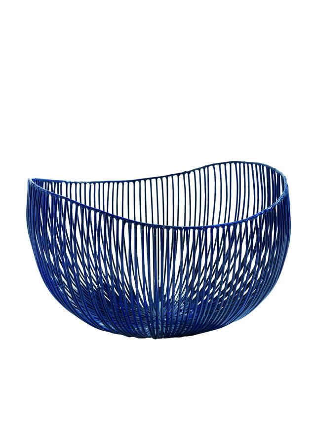 Serax Draadmand tale - Ø290mm - H 210mm - Blauw