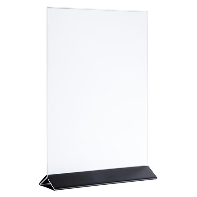 APS Menukaarthouder set 2 stuks - 105x70x170mm - Zwart