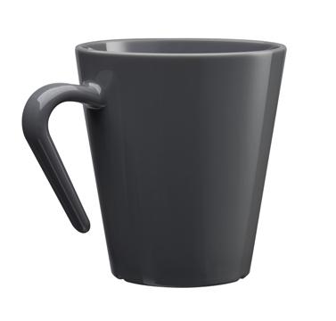 Glassforever Koffiekop stapelbaar PP - 0.27Ltr - Dark Grey