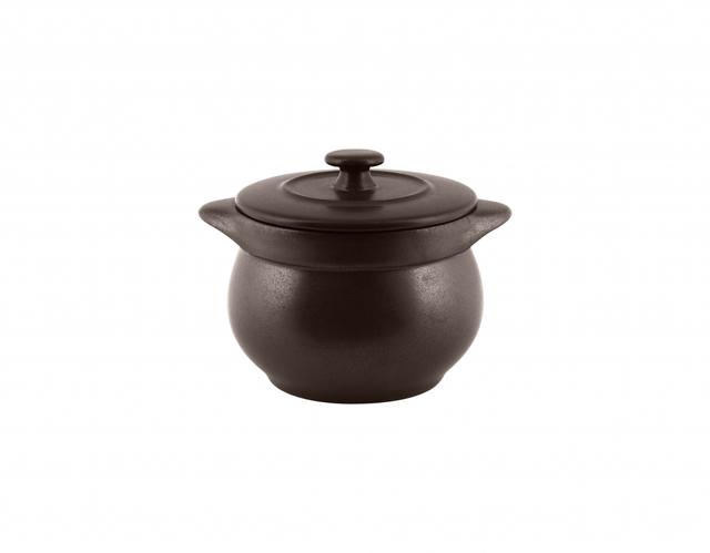 RAK Genesis Soepterrine rond met deksel - 0.45Ltr - Cocoa