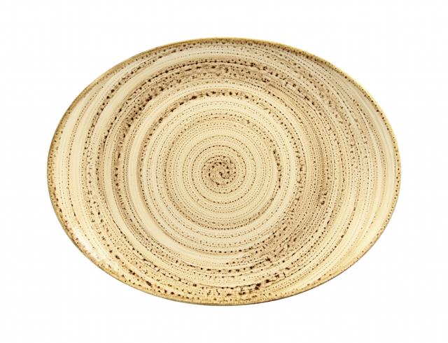 RAK Twirl Schaal ovaal - 360x270mm - Beach
