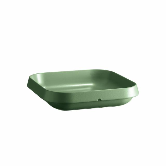 Emile Henry Welcome Schaal vierkant - 300x300x65mm - Vert