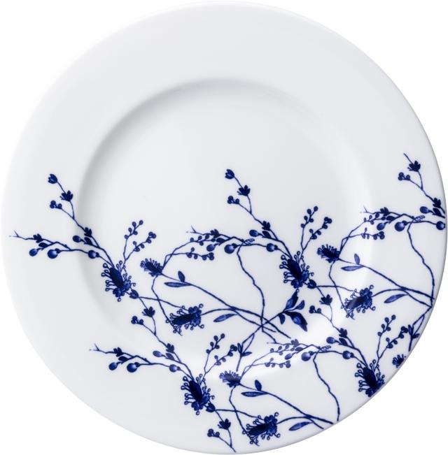 Fortessa Blue Botanicals Gracia Bord plat met rand - Ø210mm